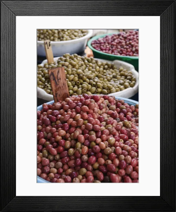 Framed Print : Olives in the souk, Essaouira, Atlantic coast, Morocco, North Africa, Africa Framed Print : Olives in the souk, Essaouira, Atlantic coast, Morocco, North Africa, Africa
