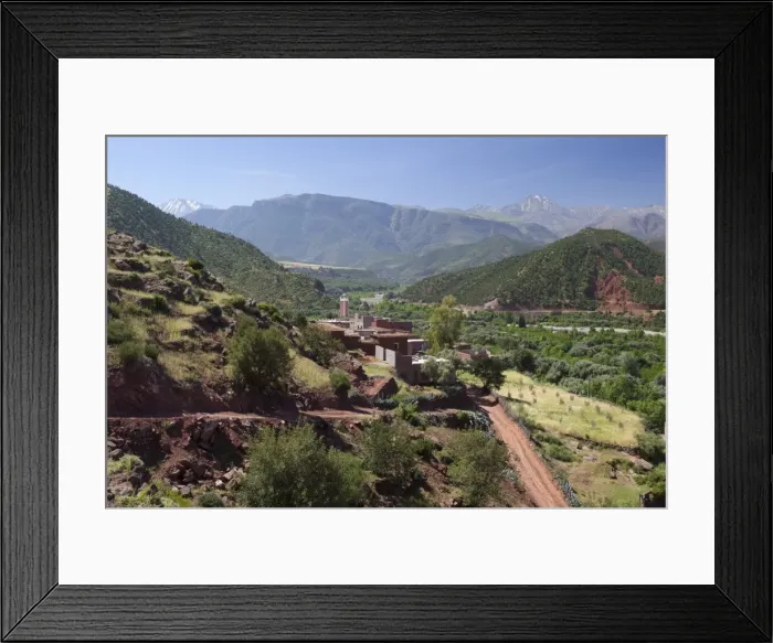 Framed Print : Berber village, Ourika Valley, Atlas Mountains, Morocco, North Africa, Africa Framed Print : Berber village, Ourika Valley, Atlas Mountains, Morocco, North Africa, Africa
