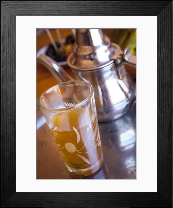Framed Print : Mint tea, Marrakesh, Morocco, North Africa, Africa Framed Print : Mint tea, Marrakesh, Morocco, North Africa, Africa