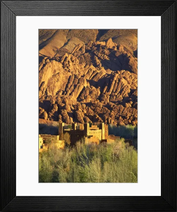 Framed Print : Ruin Fortress, Dades Valley, Morocco Framed Print : Ruin Fortress, Dades Valley, Morocco