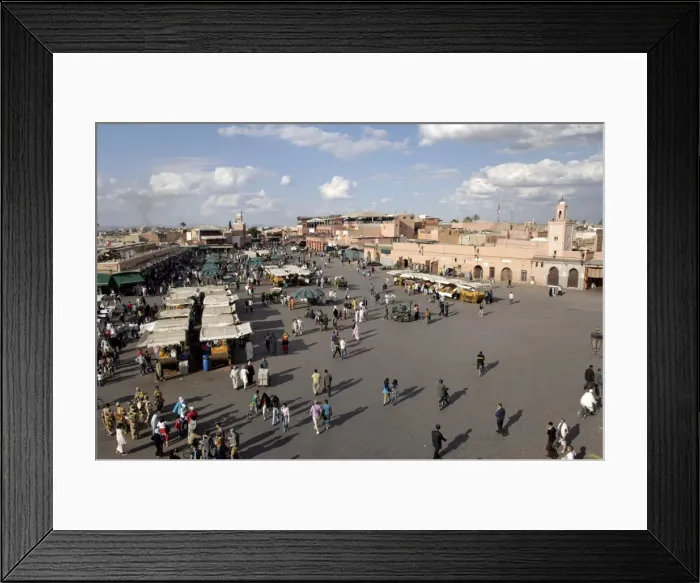 Framed Print : Jemaa el Fna square, medina, Marrakech, Morocco, North Africa, Africa Framed Print : Jemaa el Fna square, medina, Marrakech, Morocco, North Africa, Africa