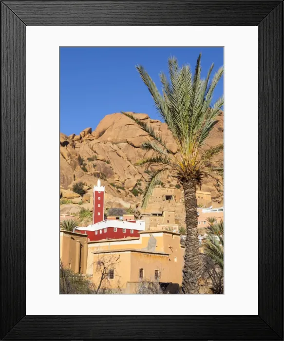 Framed Print : The Red Mosque of Adai, Tafraoute, Anti Atlas, Morocco, North Africa, Africa Framed Print : The Red Mosque of Adai, Tafraoute, Anti Atlas, Morocco, North Africa, Africa