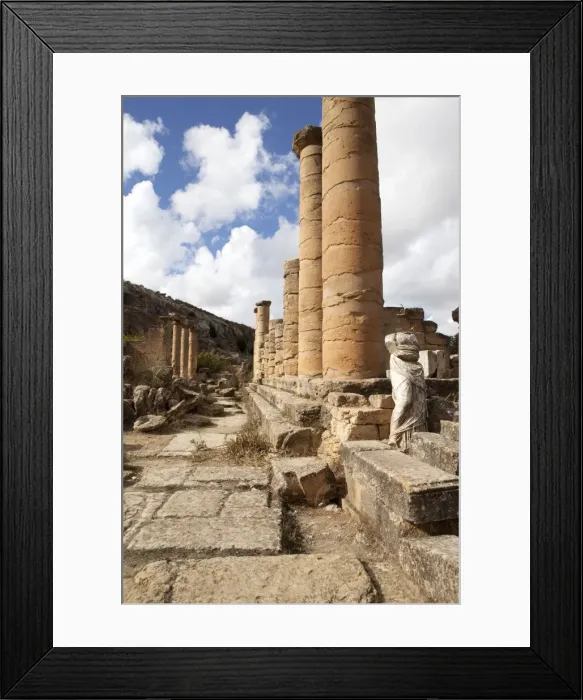 Framed Print : The Temple of Apollo, Cyrene, UNESCO World Heritage Site, Libya, North Africa, Africa Framed Print : The Temple of Apollo, Cyrene, UNESCO World Heritage Site, Libya, North Africa, Africa