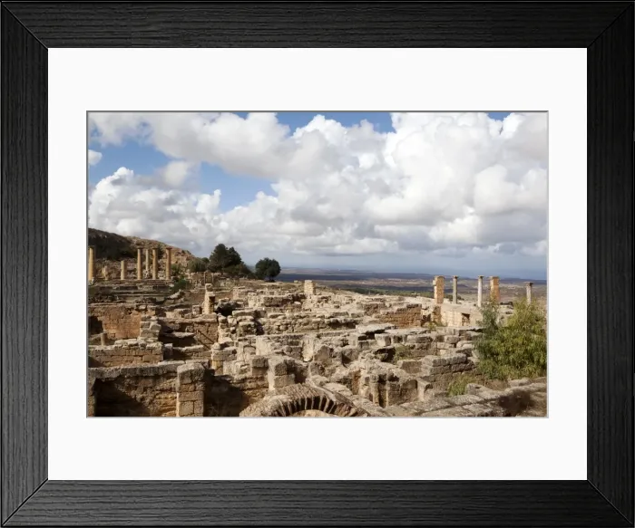 Framed Print : The Acropolis of Cyrene, UNESCO World Heritage Site, Libya, North Africa, Africa Framed Print : The Acropolis of Cyrene, UNESCO World Heritage Site, Libya, North Africa, Africa
