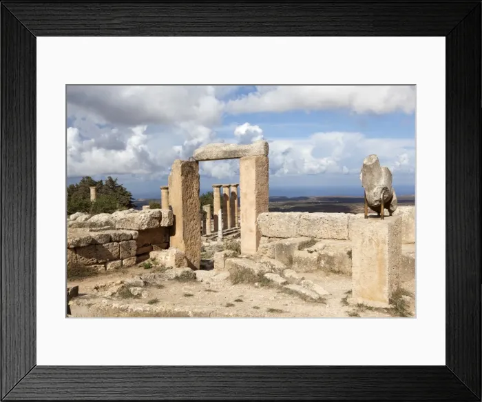 Framed Print : Cyrene, UNESCO World Heritage Site, founded in 630 BC, Libya, North Africa, Africa Framed Print : Cyrene, UNESCO World Heritage Site, founded in 630 BC, Libya, North Africa, Africa