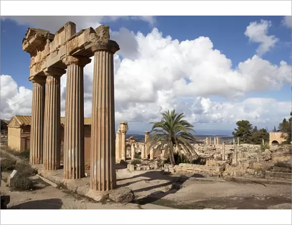 The Temple of Demeter, Cyrene, UNESCO World Heritage Site, Libya, North Africa, Africa