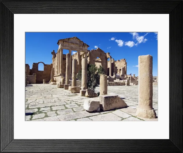 Framed Print : The Capitol Temples (Capitolium), Roman ruins of Sbeitla, Tunisia, North Africa, Africa Framed Print : The Capitol Temples (Capitolium), Roman ruins of Sbeitla, Tunisia, North Africa, Africa