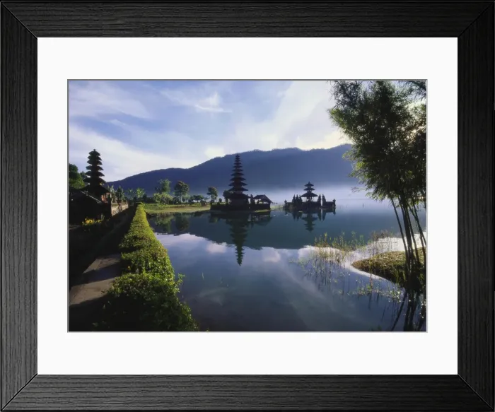 Framed Print : Hindu Temples at Lake Bratan, Pura Ulu Danau, Bali Framed Print : Hindu Temples at Lake Bratan, Pura Ulu Danau, Bali