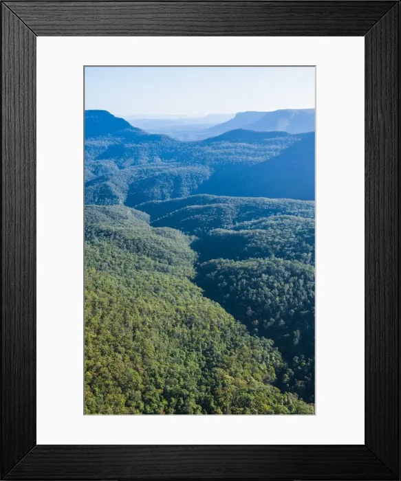 Framed Print : Blue Mountains, New South Wales, Australia, pacific