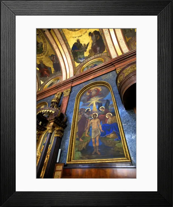 Framed Print : Interior of Holy Trinity Greek Orthodox Church, Vienna, Austria, Europe Framed Print : Interior of Holy Trinity Greek Orthodox Church, Vienna, Austria, Europe