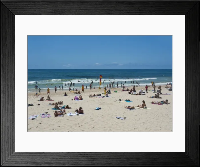 Framed Print : Beach in Surfers Paradise, Queensland, Australia, Pacific Framed Print : Beach in Surfers Paradise, Queensland, Australia, Pacific