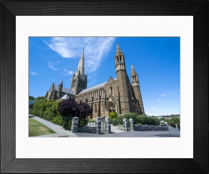 Framed Print : Sacred Heart Cathedral, Bendigo, Victoria, Australia, Pacific Framed Print : Sacred Heart Cathedral, Bendigo, Victoria, Australia, Pacific