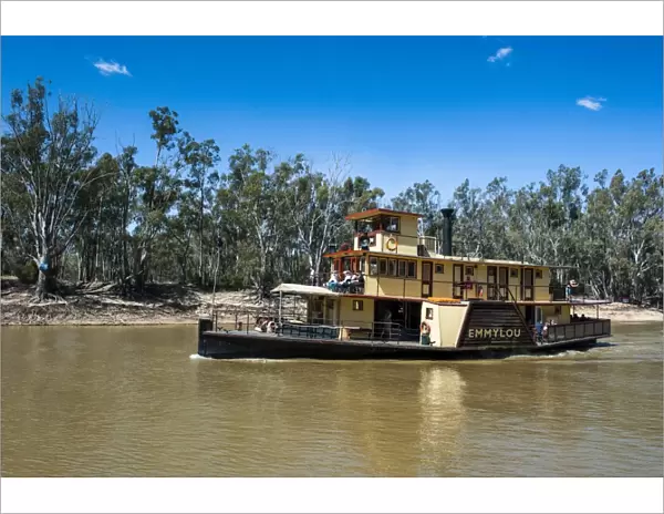 Old steamer in Echuca on the Murray River, Victoria, Australia, Pacific