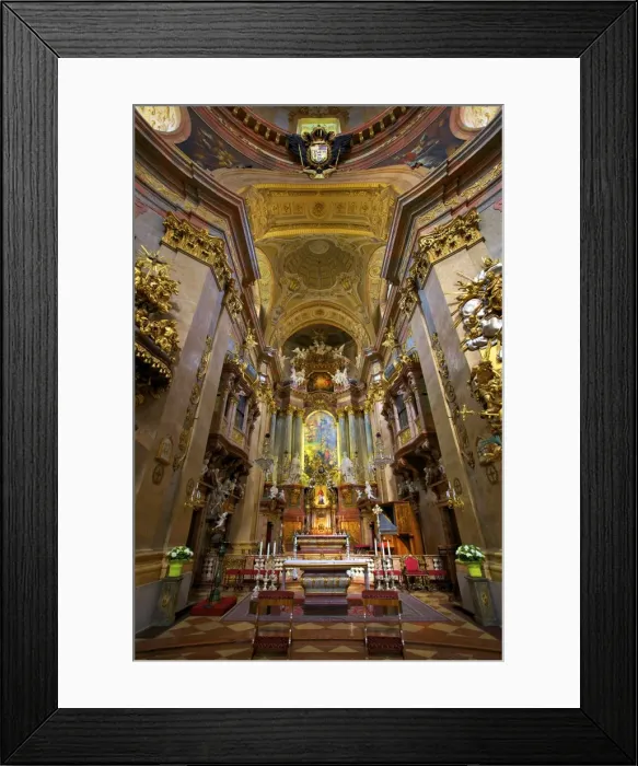 Framed Print : St. Peters Church, Vienna, Austria, Europe Framed Print : St. Peters Church, Vienna, Austria, Europe