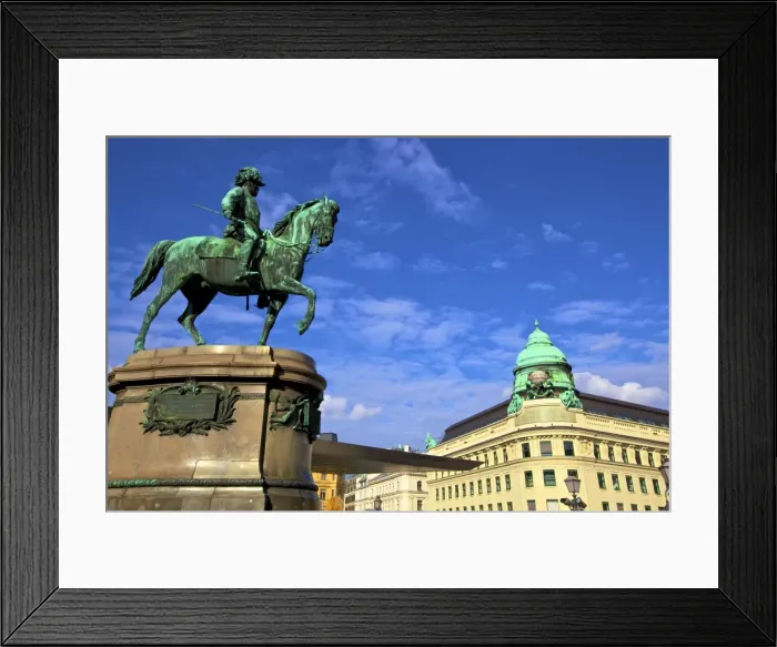 Framed Print : Statue of Franz Joseph I, Vienna, Austria, Europe Framed Print : Statue of Franz Joseph I, Vienna, Austria, Europe