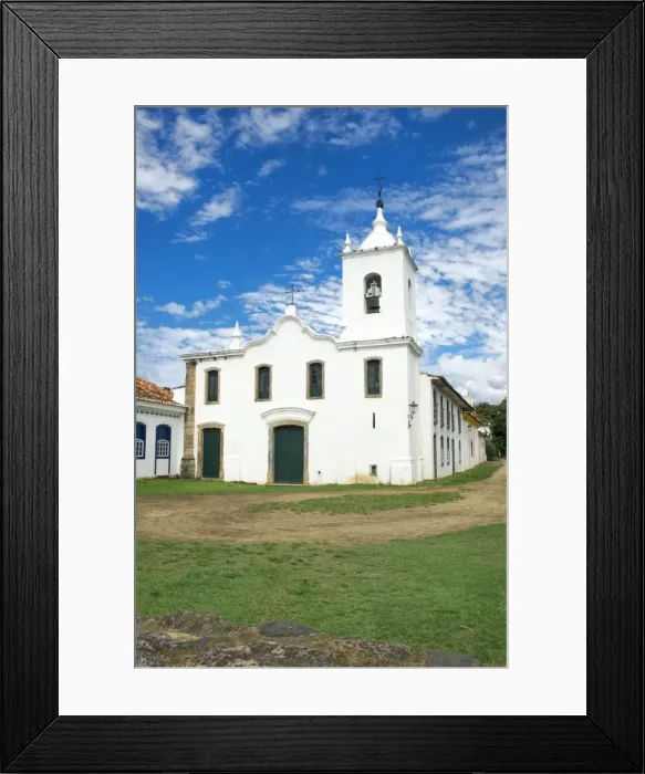 Framed Print : Nossa Senhora das Dores Chapel, Paraty, Rio de Janeiro state, Brazil, South America Framed Print : Nossa Senhora das Dores Chapel, Paraty, Rio de Janeiro state, Brazil, South America