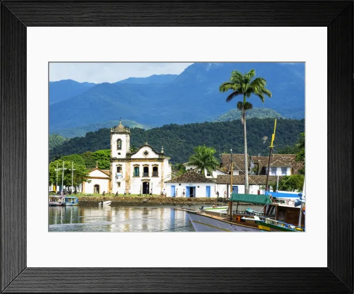 Framed Print : Santa Rita Church, Paraty, Rio de Janeiro state, Brazil, South America Framed Print : Santa Rita Church, Paraty, Rio de Janeiro state, Brazil, South America
