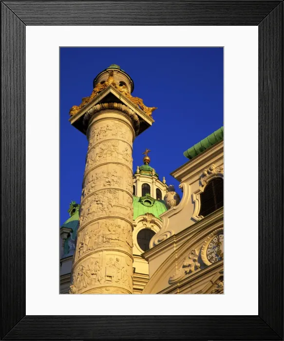 Framed Print : St. Charles Church, Vienna, Austria, Europe Framed Print : St. Charles Church, Vienna, Austria, Europe