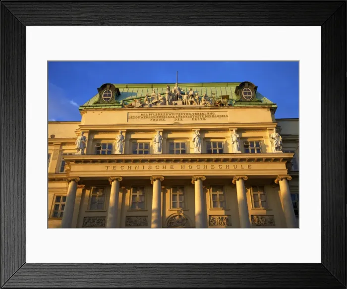Framed Print : University of Technology, Vienna, Austria, Europe Framed Print : University of Technology, Vienna, Austria, Europe
