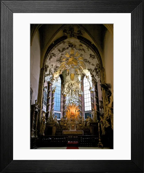 Framed Print : St. Michaels Church crypt and altar, Vienna, Austria, Europe Framed Print : St. Michaels Church crypt and altar, Vienna, Austria, Europe