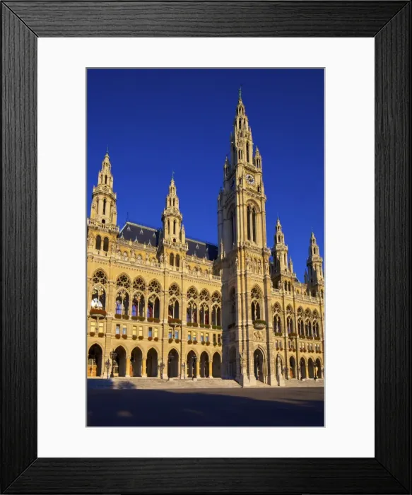 Framed Print : Vienna City Hall, Vienna, Austria, Europe
