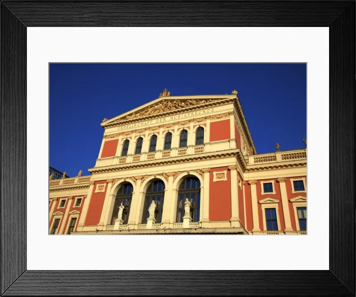 Framed Print : Viennese Music Association, Vienna, Austria, Europe Framed Print : Viennese Music Association, Vienna, Austria, Europe