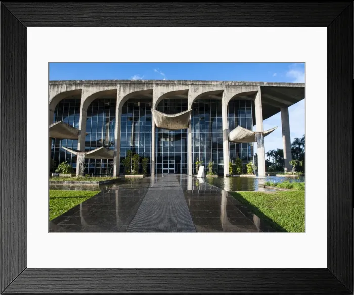 Framed Print : Ministry of Justice, Brasilia, UNESCO World Heritage Site, Brazil, South America Framed Print : Ministry of Justice, Brasilia, UNESCO World Heritage Site, Brazil, South America
