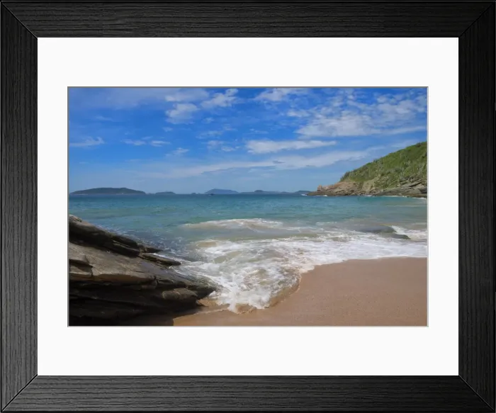 Framed Print : Praia das Caravelas, Rocky beach, Buzios, Rio de Janeiro State, Brazil, South America Framed Print : Praia das Caravelas, Rocky beach, Buzios, Rio de Janeiro State, Brazil, South America