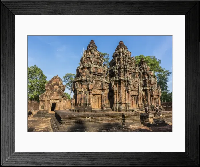Framed Print : Banteay Srei Temple in Angkor, UNESCO World Heritage Site, Siem Reap Province, Cambodia, Indochina, Southeast Asia, Asia Framed Print : Banteay Srei Temple in Angkor, UNESCO World Heritage Site, Siem Reap Province, Cambodia, Indochina, Southeast Asia, Asia