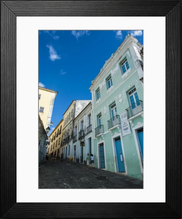 Framed Print : Colonial architecture in the Pelourinho, UNESCO World Heritage Site, Salvador da Bahia, Bahia, Brazil, South America Framed Print : Colonial architecture in the Pelourinho, UNESCO World Heritage Site, Salvador da Bahia, Bahia, Brazil, South America