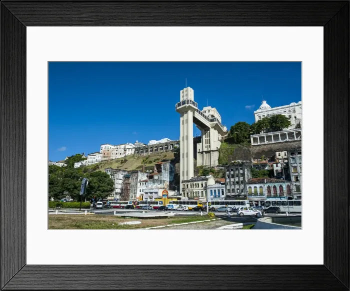 Framed Print : Lacerda Lift in the Pelourinho, Salvador da Bahia, Bahia, Brazil, South America Framed Print : Lacerda Lift in the Pelourinho, Salvador da Bahia, Bahia, Brazil, South America