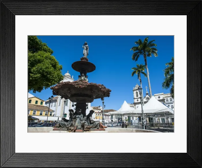 Framed Print : 16 do novembro Square in the Pelourinho, UNESCO World Heritage Site, Salvador da Bahia, Bahia, Brazil, South America Framed Print : 16 do novembro Square in the Pelourinho, UNESCO World Heritage Site, Salvador da Bahia, Bahia, Brazil, South America