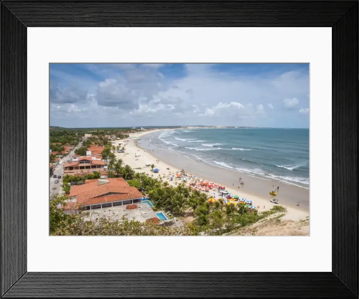 Framed Print : Beautiful beach below the sand dunes of Natal, Rio Grande do Norte, Brazil, South America Framed Print : Beautiful beach below the sand dunes of Natal, Rio Grande do Norte, Brazil, South America