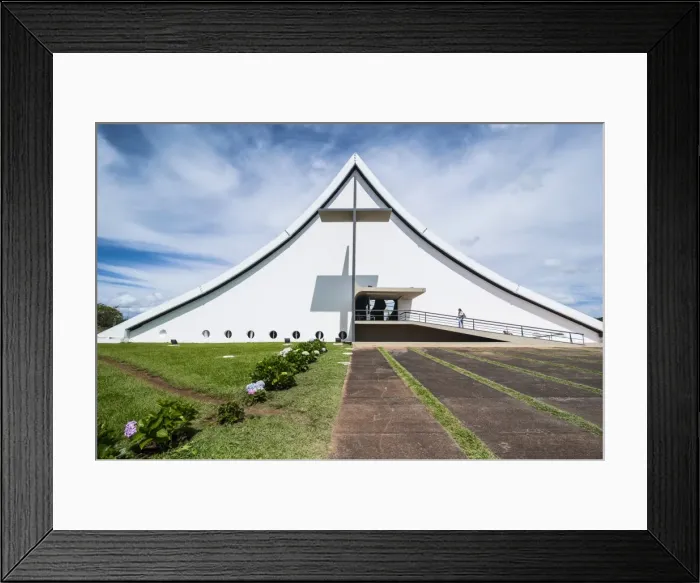Framed Print : Military church in Brasilia, Brazil, South America Framed Print : Military church in Brasilia, Brazil, South America