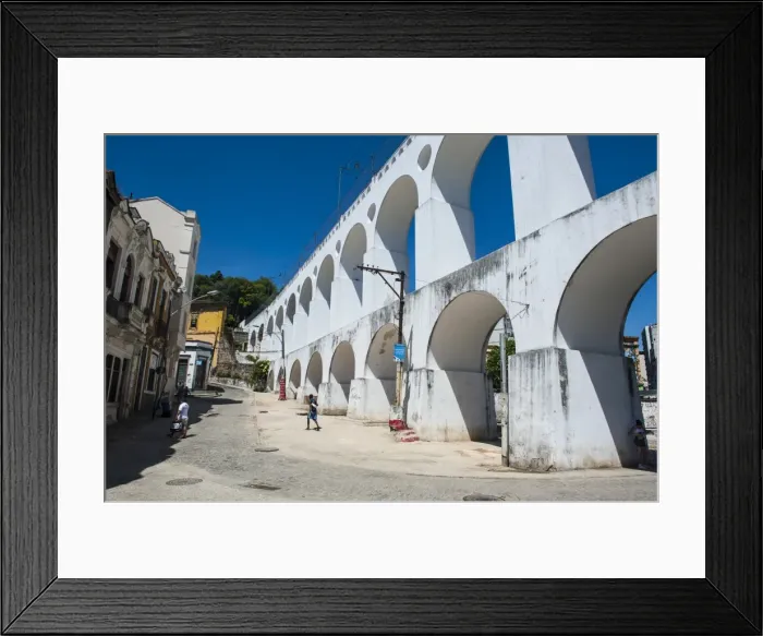 Framed Print : Arcos da Lapa (Carioca Aqueduct) in Lapa, Rio de Janeiro, Brazil, South America Framed Print : Arcos da Lapa (Carioca Aqueduct) in Lapa, Rio de Janeiro, Brazil, South America