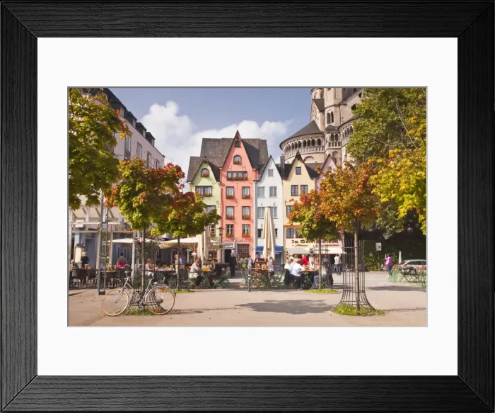 Framed Print : Fischmarkt in the old part of Cologne, North Rhine-Westphalia, Germany, Europe Framed Print : Fischmarkt in the old part of Cologne, North Rhine-Westphalia, Germany, Europe