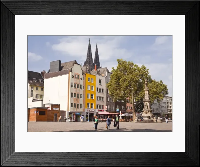 Framed Print : Alter Markt in the old part of Cologne, North Rhine-Westphalia, Germany, Europe Framed Print : Alter Markt in the old part of Cologne, North Rhine-Westphalia, Germany, Europe