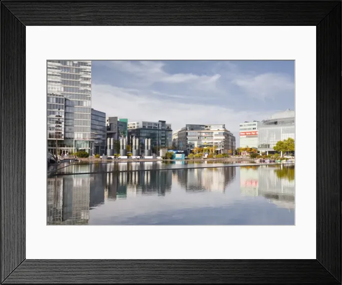 Framed Print : Modern architecture in Mediapark, Cologne, North Rhine-Westphalia, Germany, Europe Framed Print : Modern architecture in Mediapark, Cologne, North Rhine-Westphalia, Germany, Europe
