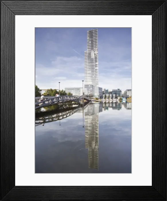 Framed Print : Modern architecture in Mediapark, Cologne, North Rhine-Westphalia, Germany, Europe Framed Print : Modern architecture in Mediapark, Cologne, North Rhine-Westphalia, Germany, Europe