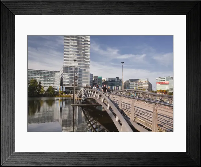 Framed Print : Modern architecture in Mediapark, Cologne, North Rhine-Westphalia, Germany, Europe Framed Print : Modern architecture in Mediapark, Cologne, North Rhine-Westphalia, Germany, Europe