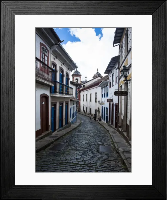 Framed Print : Historical houses in the old mining town of Ouro Preto, UNESCO World Heritage Site, MInas Gerais, Brazil, South America Framed Print : Historical houses in the old mining town of Ouro Preto, UNESCO World Heritage Site, MInas Gerais, Brazil, South America