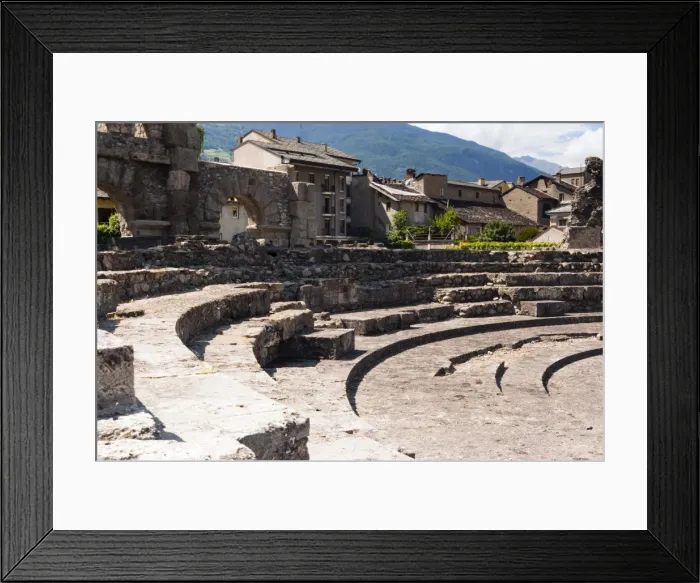 Framed Print : Roman Theater (Teatro Romano), Aosta, Aosta Valley, Italian Alps, Italy, Europe Framed Print : Roman Theater (Teatro Romano), Aosta, Aosta Valley, Italian Alps, Italy, Europe