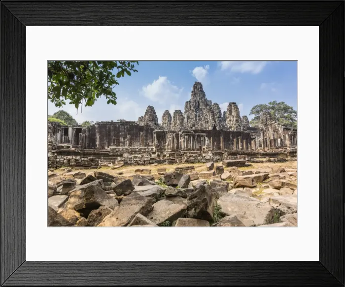 Framed Print : Bayon Temple in Angkor Thom, Angkor, UNESCO World Heritage Site, Siem Reap Province, Cambodia, Indochina, Southeast Asia, Asia Framed Print : Bayon Temple in Angkor Thom, Angkor, UNESCO World Heritage Site, Siem Reap Province, Cambodia, Indochina, Southeast Asia, Asia