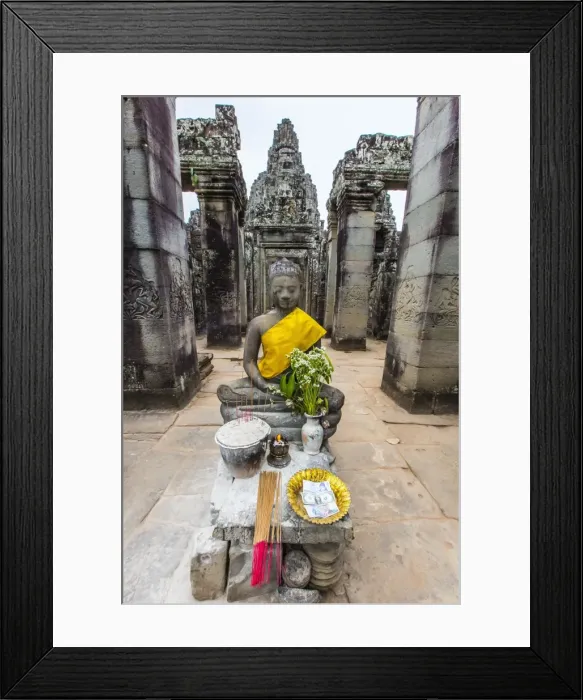 Framed Print : Shrine in Bayon Temple in Angkor Thom, Angkor, UNESCO World Heritage Site, Siem Reap Province, Cambodia, Indochina, Southeast Asia, Asia Framed Print : Shrine in Bayon Temple in Angkor Thom, Angkor, UNESCO World Heritage Site, Siem Reap Province, Cambodia, Indochina, Southeast Asia, Asia