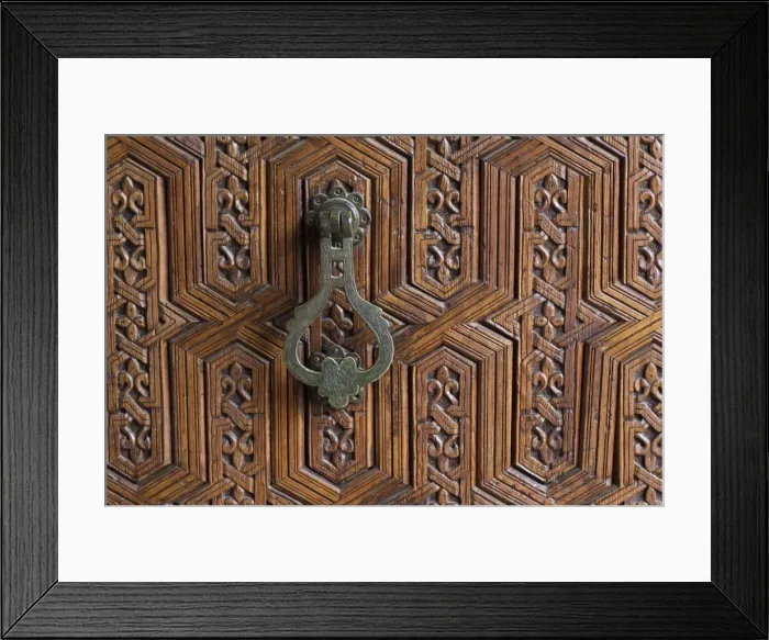 Framed Print : Detail of a carved wooden door in the Musee de Marrakech, Marrakech, Morocco, North Africa, Africa Framed Print : Detail of a carved wooden door in the Musee de Marrakech, Marrakech, Morocco, North Africa, Africa