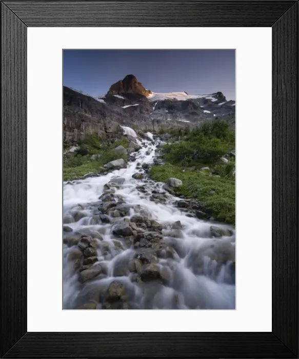 Framed Print : Landscape, Slalok Mountain, Joffre Lakes Provincial Park, British Columbia, Canada, North America Framed Print : Landscape, Slalok Mountain, Joffre Lakes Provincial Park, British Columbia, Canada, North America
