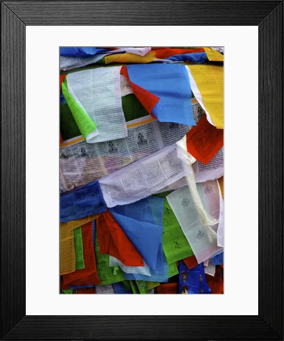 Framed Print : Colourful prayer flags, Lhasa, Tibet, China, Asia Framed Print : Colourful prayer flags, Lhasa, Tibet, China, Asia