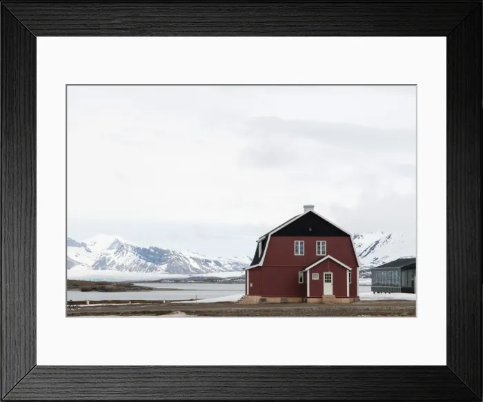 Framed Print : Roald Amundsen house, Ny-Alesund, Spitzbergen, Svalbard Islands, Norway, Scandinavia, Europe Framed Print : Roald Amundsen house, Ny-Alesund, Spitzbergen, Svalbard Islands, Norway, Scandinavia, Europe