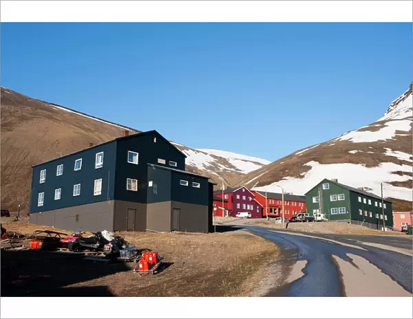 Longyearbyen, Spitzbergen, Svalbard Islands, Norway, Scandinavia, Europe
