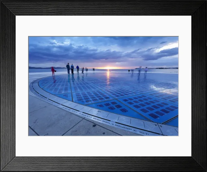 Framed Print : Installation Greetings To The Sun by Nikola Basic at sunset, Zadar, Dalmatia, Croatia, Europe Framed Print : Installation Greetings To The Sun by Nikola Basic at sunset, Zadar, Dalmatia, Croatia, Europe